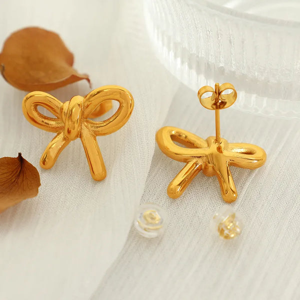 Bow Anti Tanish Earrings