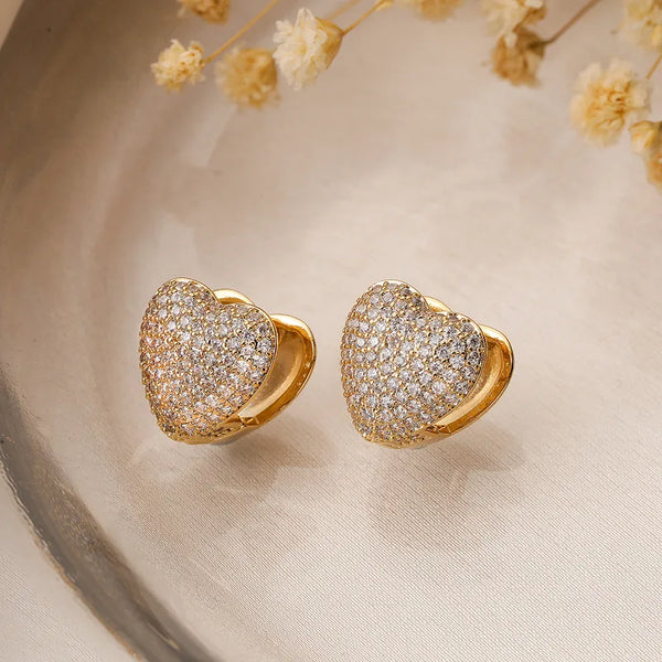 Heart Ad Stud earrings