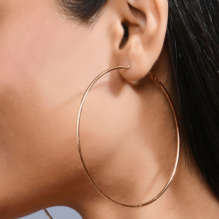 Silver Hoop Earrings - Aviksha Creations