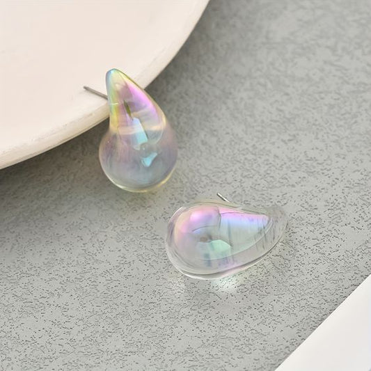 Transparent Drop Earrings