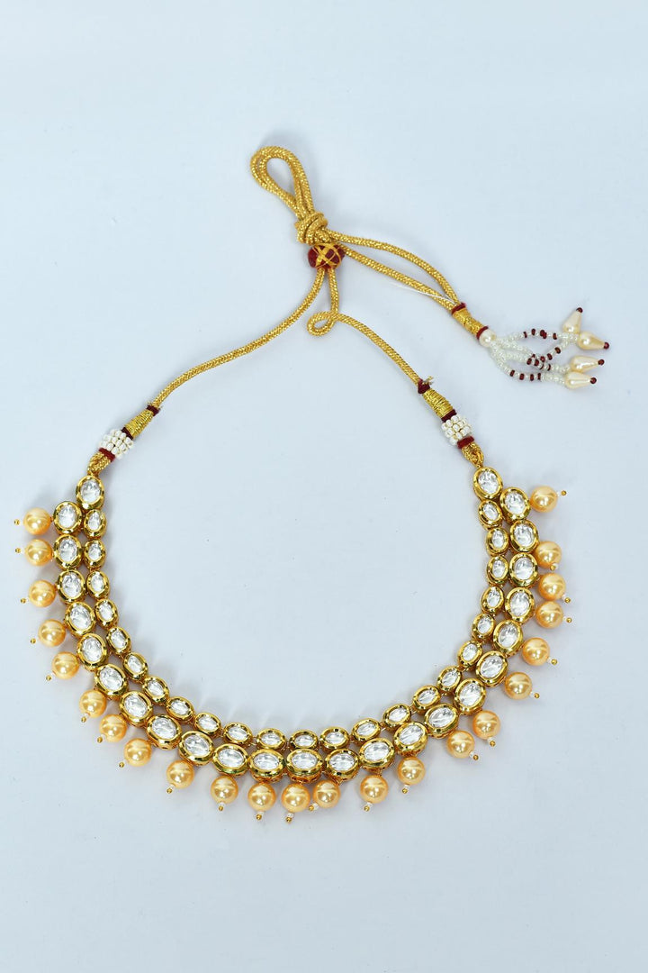 Kundan Necklace Set for Ethnic Wear - Aviksha Creations