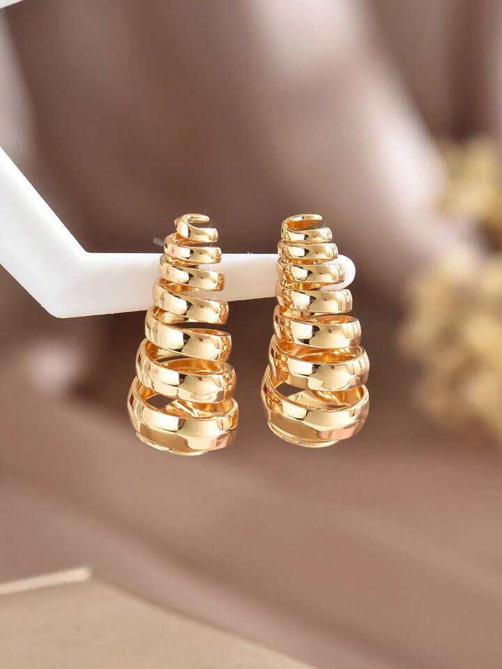 Big Bliss Earrings Anti Tanish Studs 3.5 CM