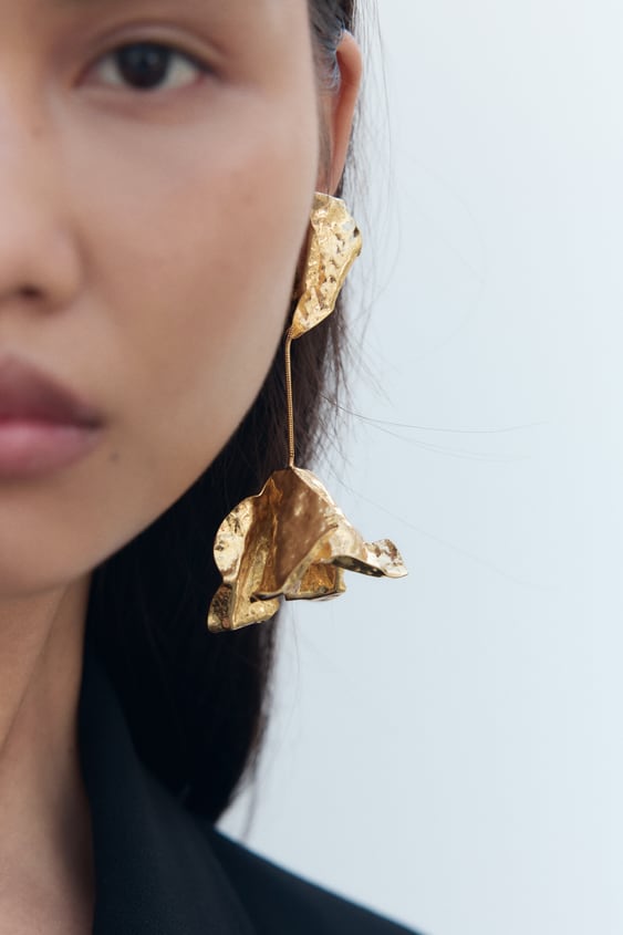 Brass Metal Big Earring for Womens and Girls - Aviksha Creations