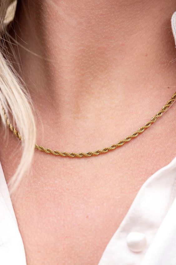 Rope Chain 18 Cm 18K Gold