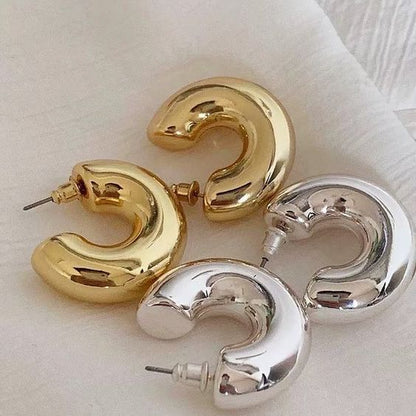 Combo Earrings Gold and Silver Set of 2