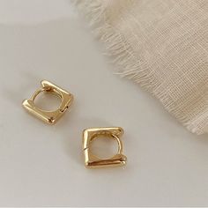 Gold Plated Hoop Earrings