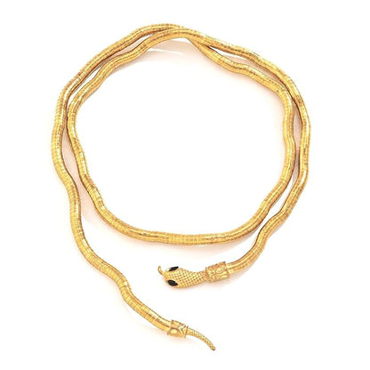 Snack Kada can be Wear as Necklace Gold