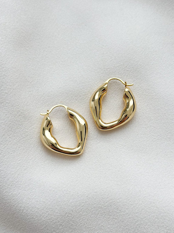 Gold Plated Utopia Hoops