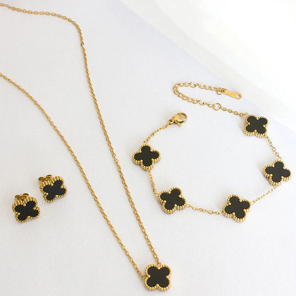 Black Clover Combo Set 18K Gold