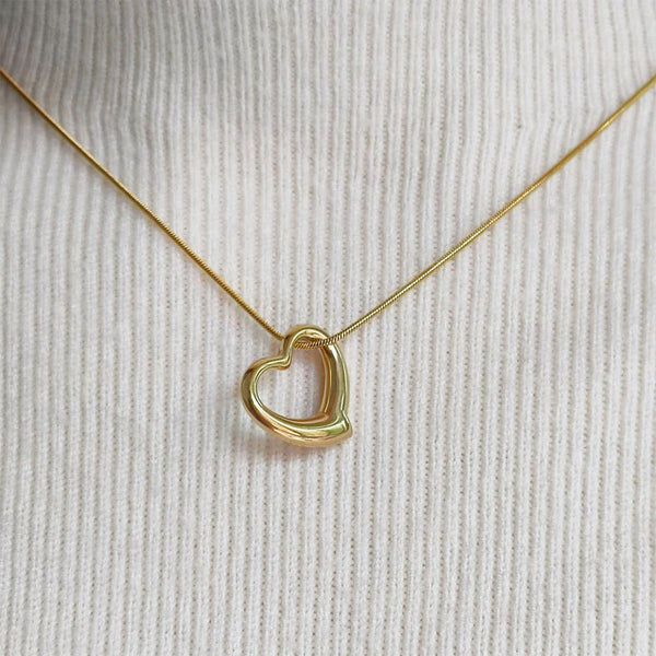 Heart Necklace 18K Gold