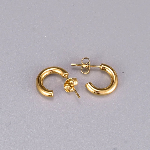 Circle Hoops 18K Gold