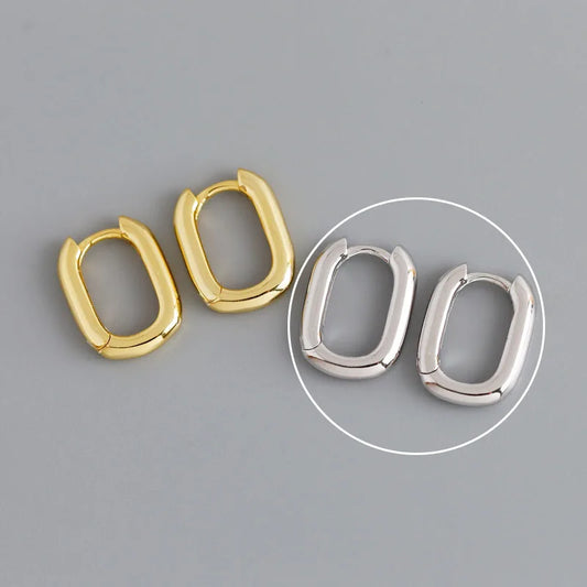 Silver and Gold Plated Hoops - Aviksha Creations