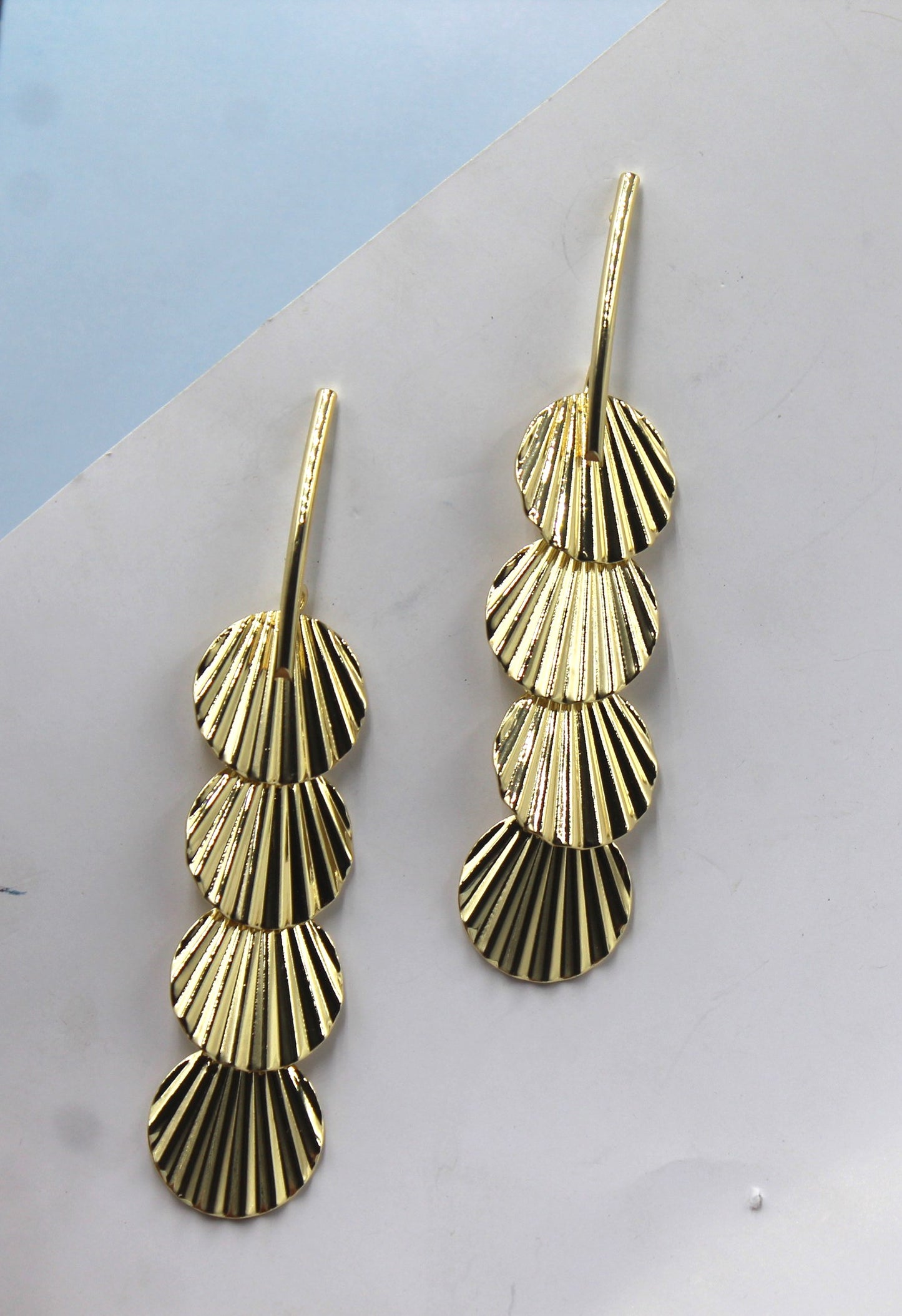 Gold Plated Hoops Anti Tanished