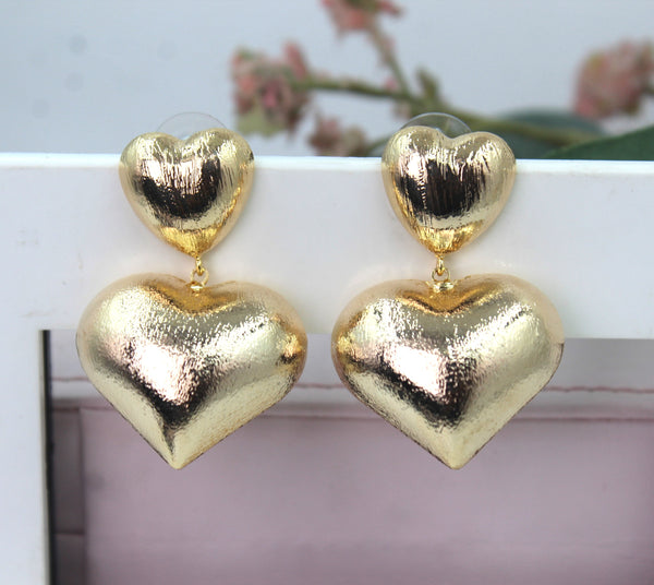 Heart Earring 18K Gold