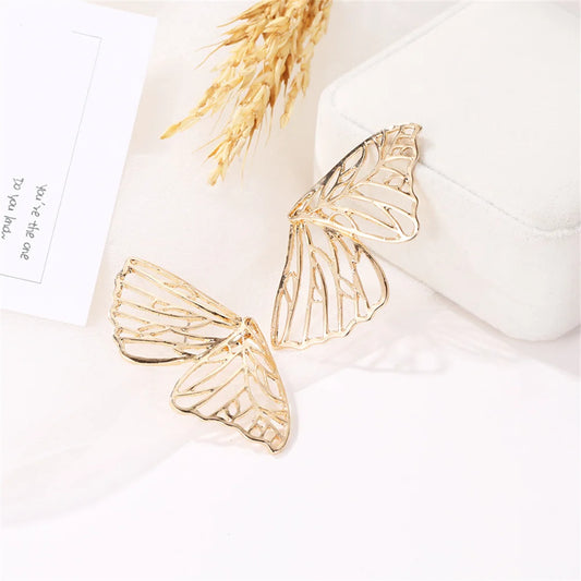 Butter Fly Earrings Trendy Earrings Gold and Silver