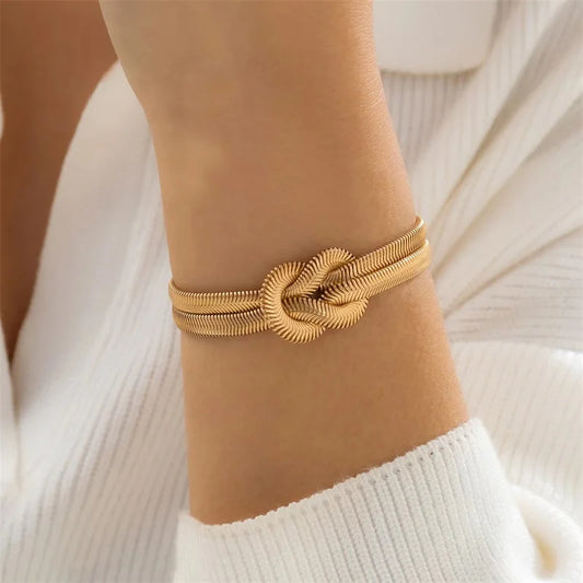 Demi Fine Bracelts with Adjustable chain 18K Gold Plated