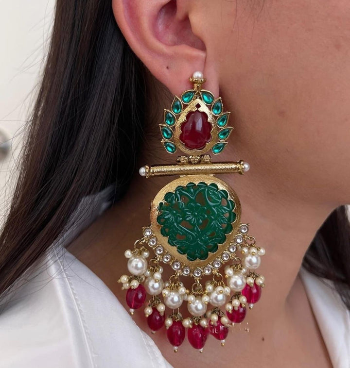 Ethnic Long Earring for Womens and Girls - Aviksha Creations