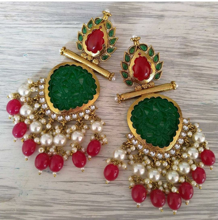 Ethnic Long Earring for Womens and Girls - Aviksha Creations