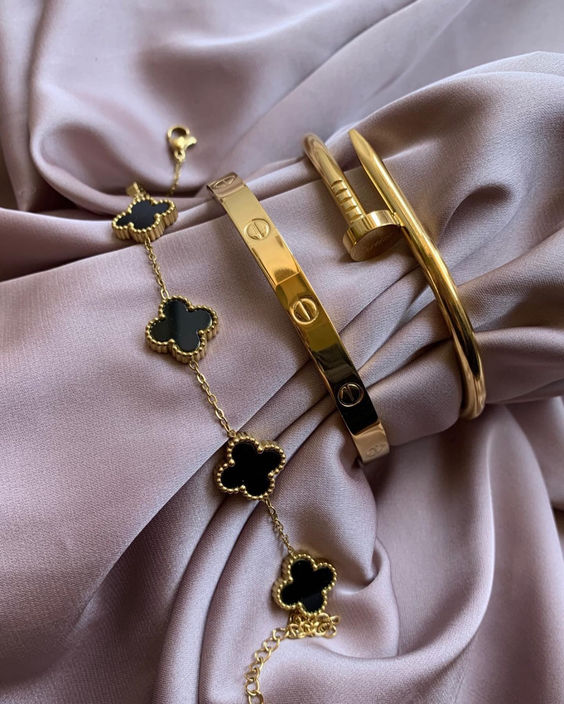 Velvet Bracelet Combo 18K Gold