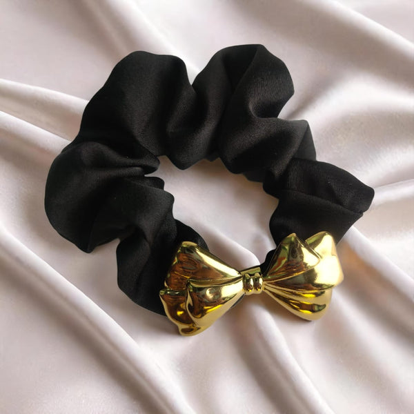 Bow Scrunchie 18K Gold