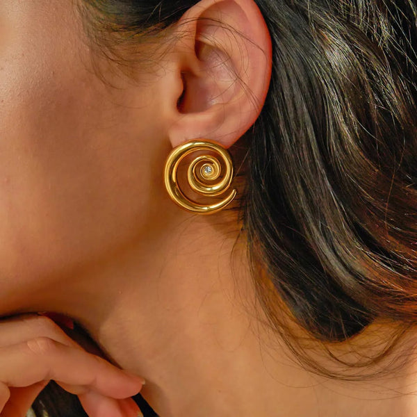 Lopiz Earring 18K Gold