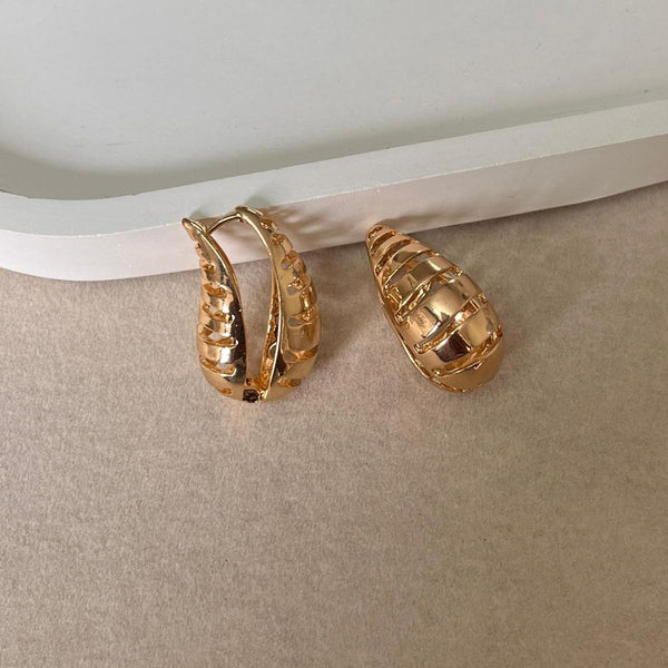 Gold Plated Hoops