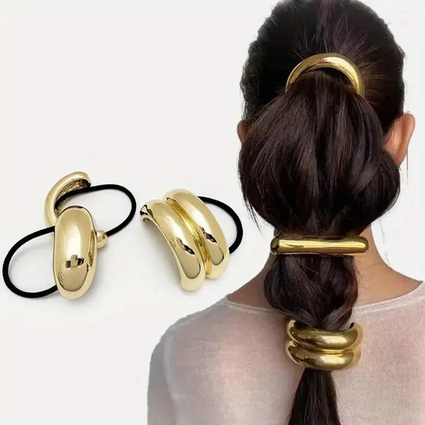 Hair Pony Cuff 18K Gold