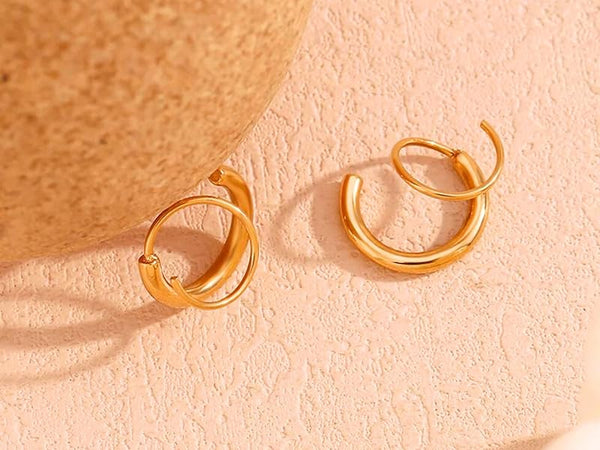 Twisted 18K Gold Earring
