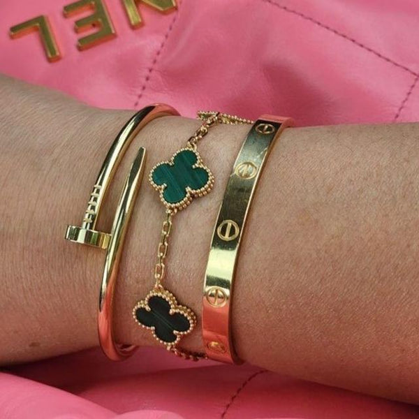 Set of 3 Combo Bracelet 18K Gold