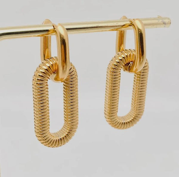 Square Anti Tanished Dangler Earrings