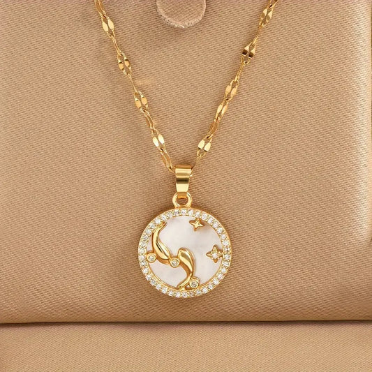 Opulent Necklace 18 K Gold Plated