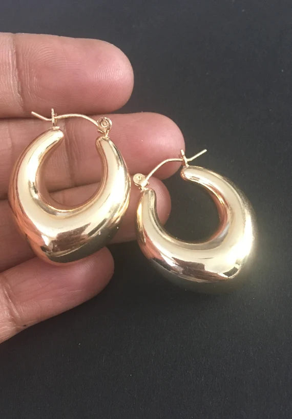 Fancy Earrings Blossom Hoops