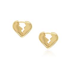 Broken Heart Silver and Gold Stainless Steel for Women and Girls - Aviksha Creations